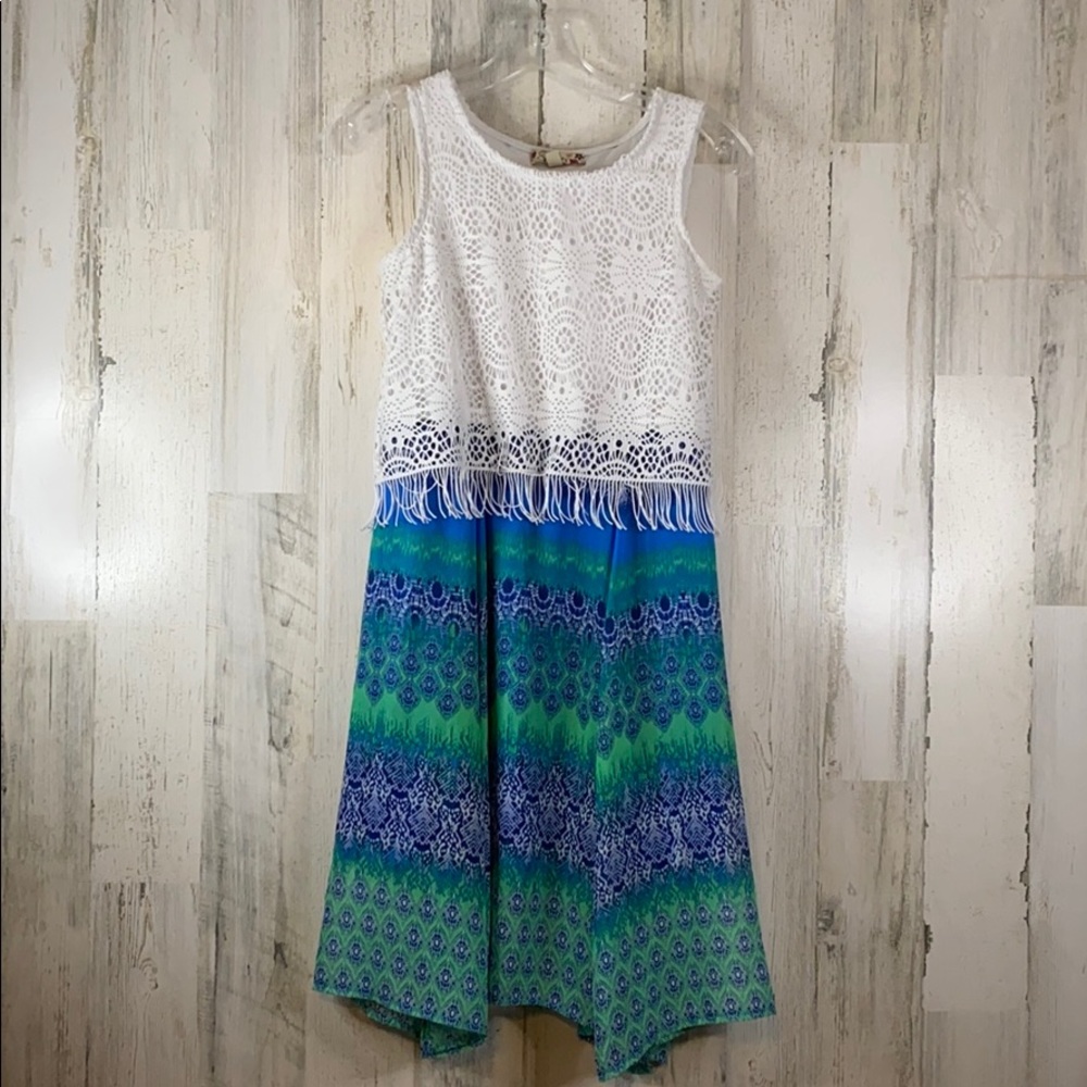 Speechless Handkerchief Style Summer Dress Size 12